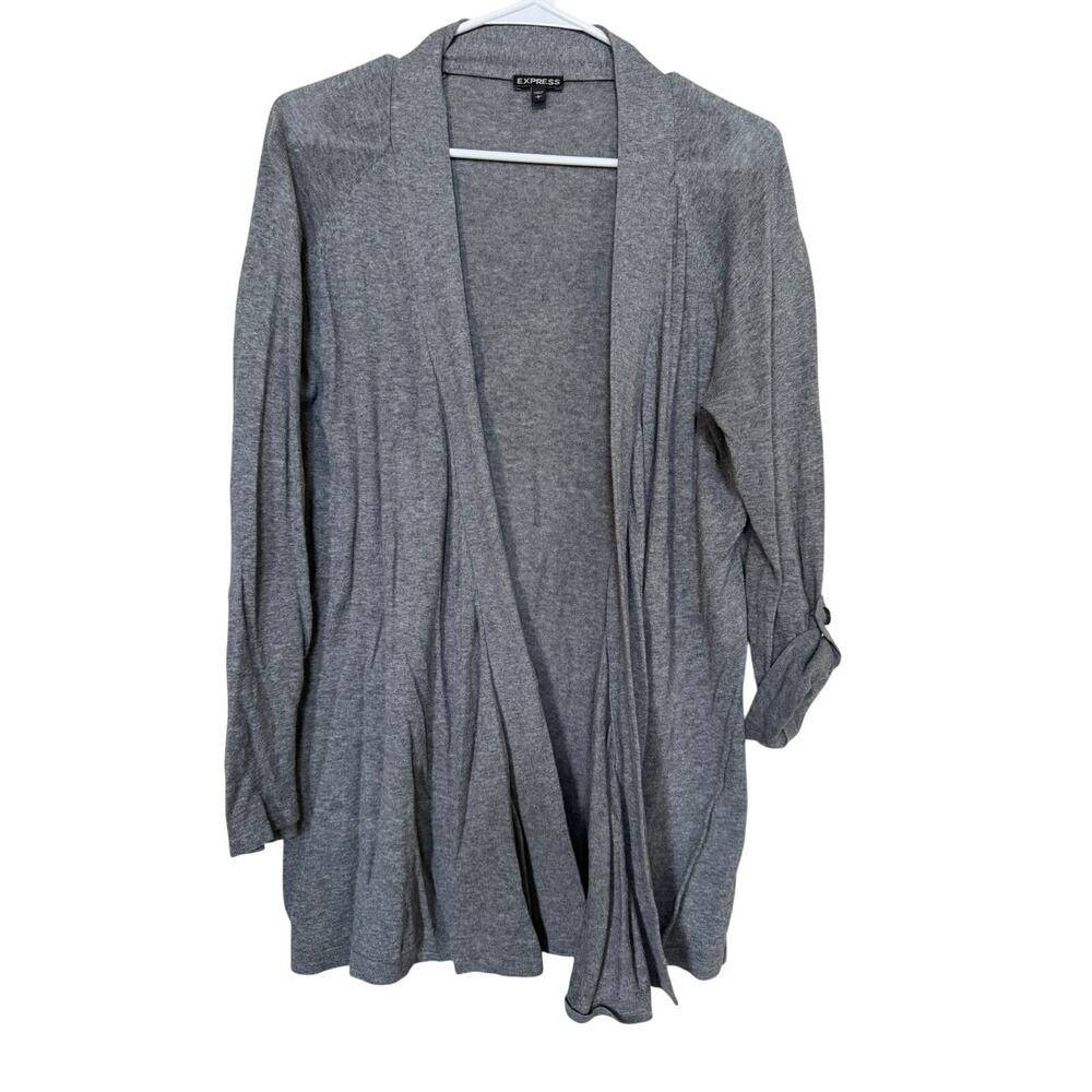 Express Cardigan Sweater - Gray Size L